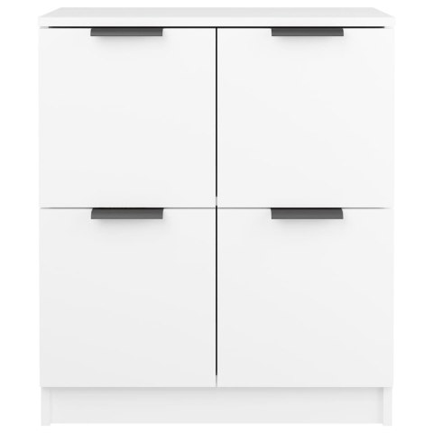 Komody, 2 szt., białe, 60x30x70 cm, materiał drewnopochodny Komody, 2 szt., białe, 60x30x70 cm, materiał drewnopochodny