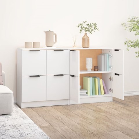 Komody, 2 szt., białe, 60x30x70 cm, materiał drewnopochodny Komody, 2 szt., białe, 60x30x70 cm, materiał drewnopochodny