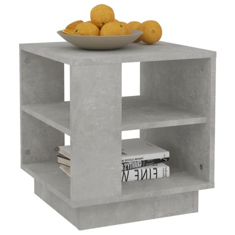 Stolik kawowy, betonowy, 40x40x43 cm, materiał drewnopochodny Stolik kawowy, betonowy, 40x40x43 cm, materiał drewnopochodny