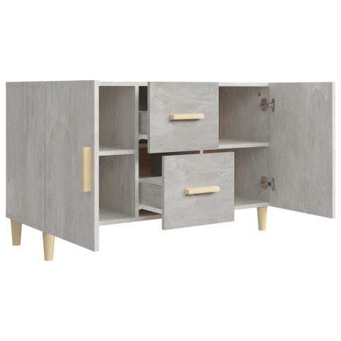 Komoda, szarość betonu, 100x36x60 cm, materiał drewnopochodny Komoda, szarość betonu, 100x36x60 cm, materiał drewnopochodny