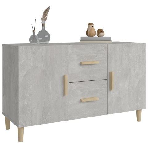 Komoda, szarość betonu, 100x36x60 cm, materiał drewnopochodny Komoda, szarość betonu, 100x36x60 cm, materiał drewnopochodny
