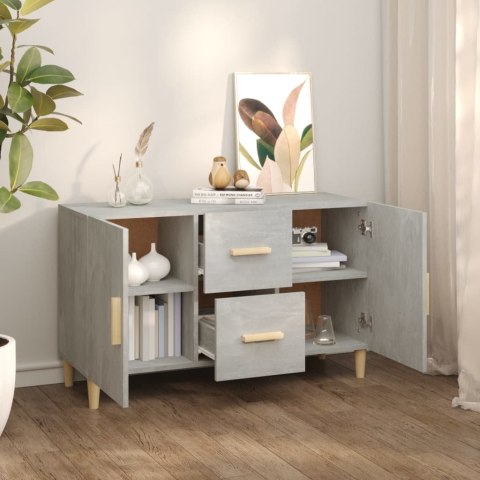 Komoda, szarość betonu, 100x36x60 cm, materiał drewnopochodny Komoda, szarość betonu, 100x36x60 cm, materiał drewnopochodny