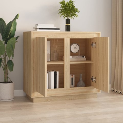 Szafka, dąb sonoma, 80x34x75 cm, materiał drewnopochodny Szafka, dąb sonoma, 80x34x75 cm, materiał drewnopochodny