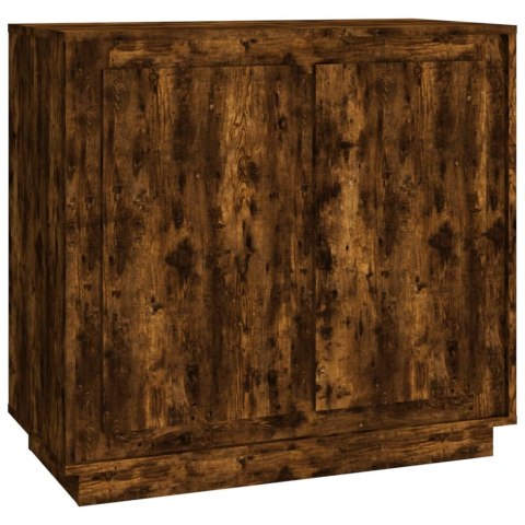 Szafka, przydymiony dąb, 80x34x75 cm, materiał drewnopochodny Szafka, przydymiony dąb, 80x34x75 cm, materiał drewnopochodny