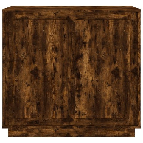 Szafka, przydymiony dąb, 80x34x75 cm, materiał drewnopochodny Szafka, przydymiony dąb, 80x34x75 cm, materiał drewnopochodny