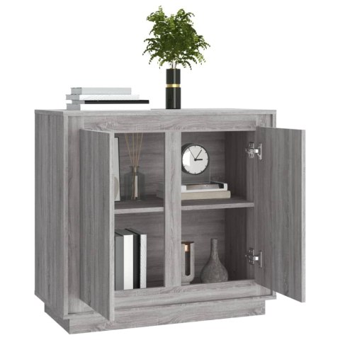 Szafka, szary dąb sonoma, 80x34x75 cm, materiał drewnopochodny Szafka, szary dąb sonoma, 80x34x75 cm, materiał drewnopochodny