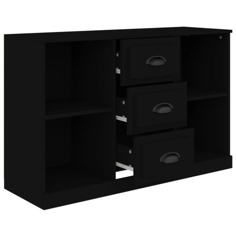 Szafka, czarna, 104,5x35,5x67,5 cm, materiał drewnopochodny Szafka, czarna, 104,5x35,5x67,5 cm, materiał drewnopochodny