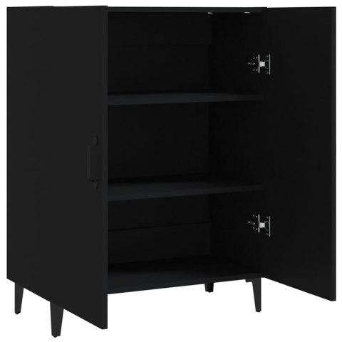 Szafka, czarna, 70x34x90 cm, materiał drewnopochodny Szafka, czarna, 70x34x90 cm, materiał drewnopochodny