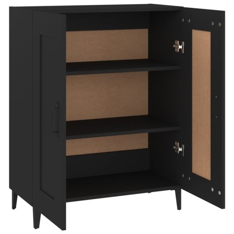 Szafka, czarna, 69,5x34x90 cm, materiał drewnopochodny Szafka, czarna, 69,5x34x90 cm, materiał drewnopochodny