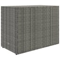  Szafka ogrodowa, szara, 100x55,5x80 cm, rattan PE