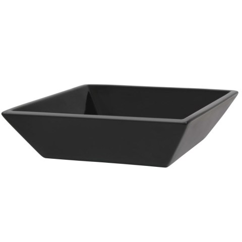 Umywalka ceramiczna, kwadratowa, 41,5 x 41,5 x 12 cm, czarna Umywalka ceramiczna, kwadratowa, 41,5 x 41,5 x 12 cm, czarna