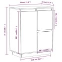  Szafka, 60 x 34 x 75 cm, lite drewno sosnowe