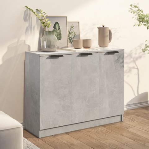 Komoda, szarość betonu, 90,5x30x70 cm, materiał drewnopochodny Komoda, szarość betonu, 90,5x30x70 cm, materiał drewnopochodny