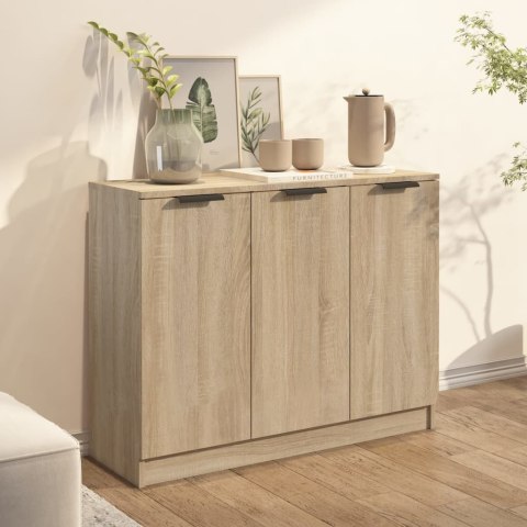 Komoda, dąb sonoma, 90,5x30x70 cm, materiał drewnopochodny Komoda, dąb sonoma, 90,5x30x70 cm, materiał drewnopochodny