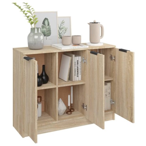 Komoda, dąb sonoma, 90,5x30x70 cm, materiał drewnopochodny Komoda, dąb sonoma, 90,5x30x70 cm, materiał drewnopochodny