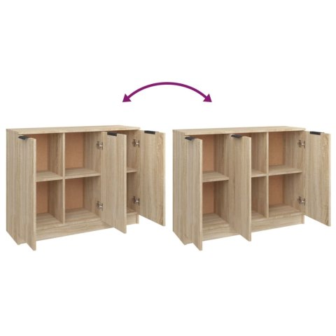 Komoda, dąb sonoma, 90,5x30x70 cm, materiał drewnopochodny Komoda, dąb sonoma, 90,5x30x70 cm, materiał drewnopochodny