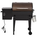  Grill na pellet, czarny, 94 cm, żelazo