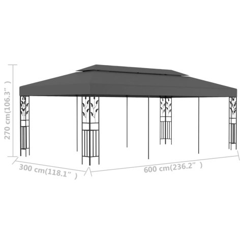 Altana, 3 x 6 m, antracytowa Altana, 3 x 6 m, antracytowa