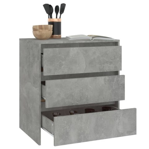 Komoda, szarośc betonu, 70 x 41 x 75 cm, płyta wiórowa Komoda, szarośc betonu, 70 x 41 x 75 cm, płyta wiórowa