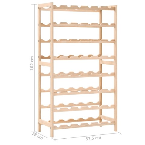 Stojak na wino z drewna cedrowego, 57,5 x 28 x 102 cm Stojak na wino z drewna cedrowego, 57,5 x 28 x 102 cm