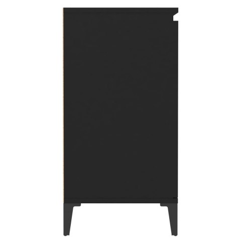 Szafka, czarna, 60x35x70 cm, płyta wiórowa Szafka, czarna, 60x35x70 cm, płyta wiórowa