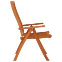  Składane krzesła ogrodowe, 8 szt., lite drewno eukaliptusowe