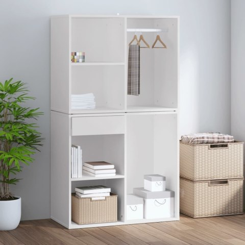 Szafka, biała, 80x40x65 cm, materiał drewnopochodny Szafka, biała, 80x40x65 cm, materiał drewnopochodny