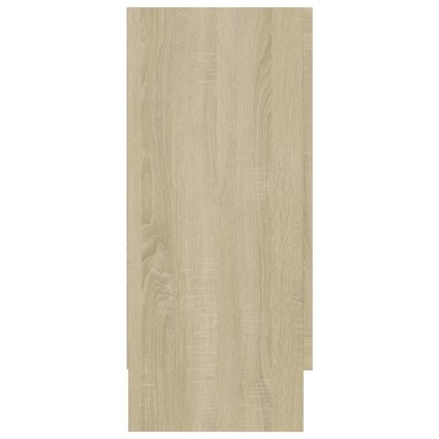 Witryna, dąb sonoma, 120 x 30,5 x 70 cm, płyta wiórowa Witryna, dąb sonoma, 120 x 30,5 x 70 cm, płyta wiórowa