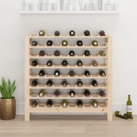 Stojak na wino, 109,5x30x107,5 cm, lite drewno sosnowe Stojak na wino, 109,5x30x107,5 cm, lite drewno sosnowe