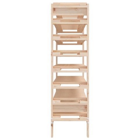 Stojak na wino, 109,5x30x107,5 cm, lite drewno sosnowe Stojak na wino, 109,5x30x107,5 cm, lite drewno sosnowe