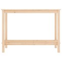  Stolik konsolowy, 110x40x80 cm, lite drewno sosnowe