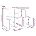  Szafka, 110,5x35x80 cm, lite drewno sosnowe