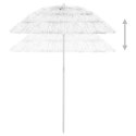  Parasol plażowy w hawajskim stylu, biały, 180 cm