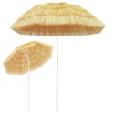  Parasol plażowy w stylu hawajskim, naturalny, 180 cm