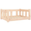 Legowisko dla psa, 65,5x50,5x28 cm, lite drewno sosnowe