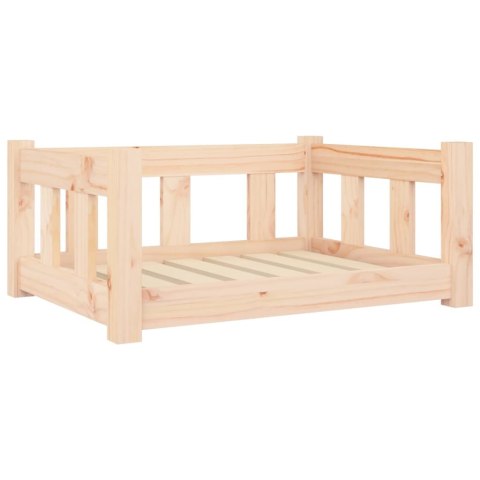 Legowisko dla psa, 65,5x50,5x28 cm, lite drewno sosnowe Legowisko dla psa, 65,5x50,5x28 cm, lite drewno sosnowe