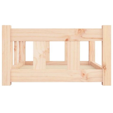 Legowisko dla psa, 65,5x50,5x28 cm, lite drewno sosnowe Legowisko dla psa, 65,5x50,5x28 cm, lite drewno sosnowe