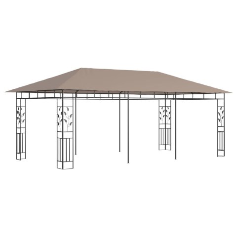 Altana ogrodowa z moskitierą, 6x3x2,73 m, kolor taupe, 180 g/m² Altana ogrodowa z moskitierą, 6x3x2,73 m, kolor taupe, 180 g/m²