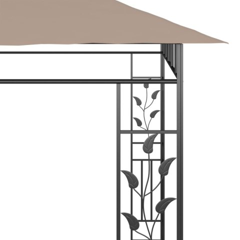 Altana ogrodowa z moskitierą, 6x3x2,73 m, kolor taupe, 180 g/m² Altana ogrodowa z moskitierą, 6x3x2,73 m, kolor taupe, 180 g/m²