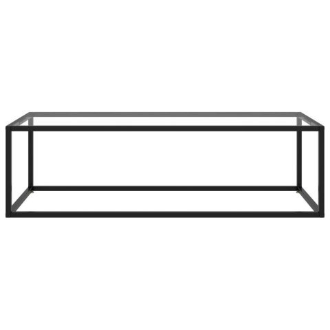 Stolik kawowy, czarny, hartowane szkło, 120x50x35 cm Stolik kawowy, czarny, hartowane szkło, 120x50x35 cm