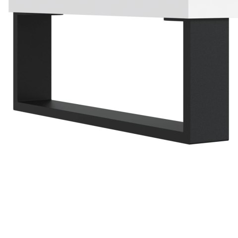 Szafka nocna, biała, 40x30x50 cm, materiał drewnopochodny Szafka nocna, biała, 40x30x50 cm, materiał drewnopochodny