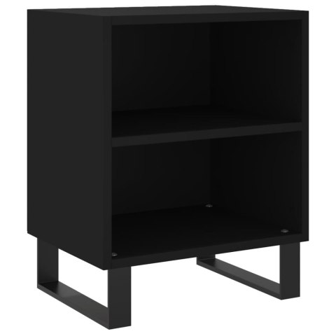 Szafki nocne, 2 szt., czarne, 40x30x50 cm Szafki nocne, 2 szt., czarne, 40x30x50 cm