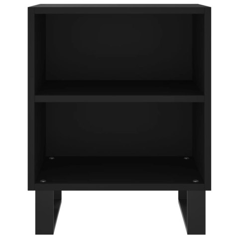 Szafki nocne, 2 szt., czarne, 40x30x50 cm Szafki nocne, 2 szt., czarne, 40x30x50 cm