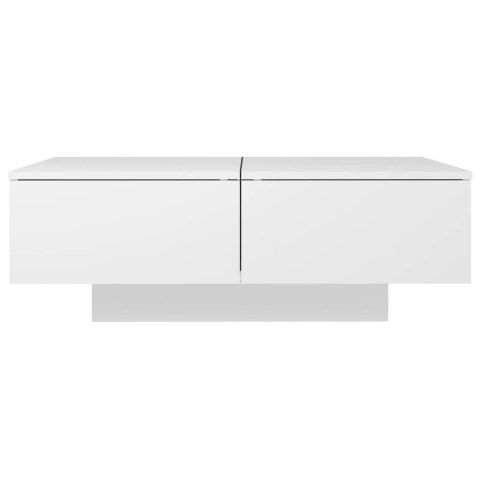 Stolik kawowy, biały, 90x60x31 cm, materiał drewnopochodny Stolik kawowy, biały, 90x60x31 cm, materiał drewnopochodny