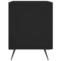  Szafki nocne, 2 szt., czarne, 40x35x47,5 cm