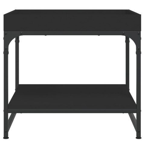 Stolik kawowy, czarny, 49,5x49,5x45 cm, materiał drewnopochodny Stolik kawowy, czarny, 49,5x49,5x45 cm, materiał drewnopochodny