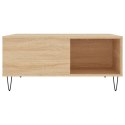  Stolik kawowy, dąb sonoma 80x80x36,5 cm materiał drewnopochodny