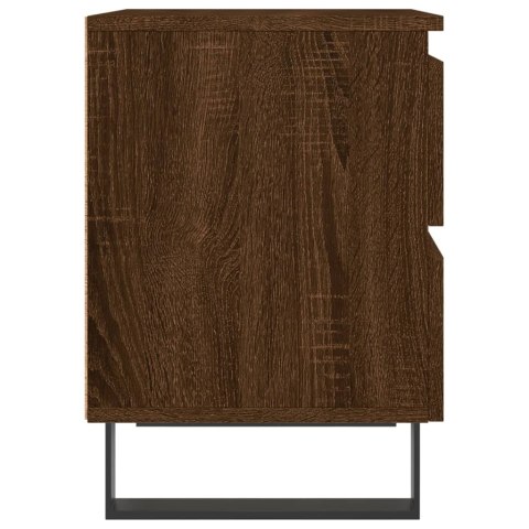 Szafki nocne, 2 szt., brązowy dąb, 40x35x50 cm Szafki nocne, 2 szt., brązowy dąb, 40x35x50 cm