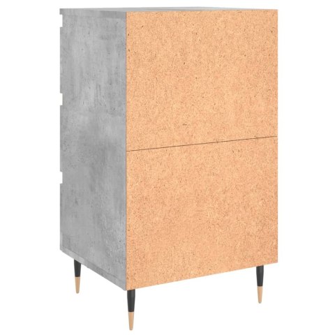 Szafki nocne, 2 szt., szarość betonu, 40x35x69 cm Szafki nocne, 2 szt., szarość betonu, 40x35x69 cm