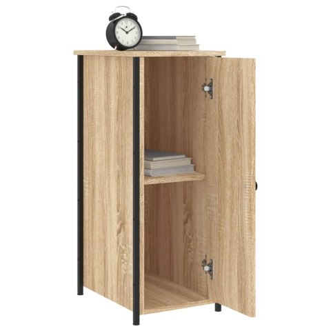 Szafka nocna, dąb sonoma, 32x42x80 cm, materiał drewnopochodny Szafka nocna, dąb sonoma, 32x42x80 cm, materiał drewnopochodny